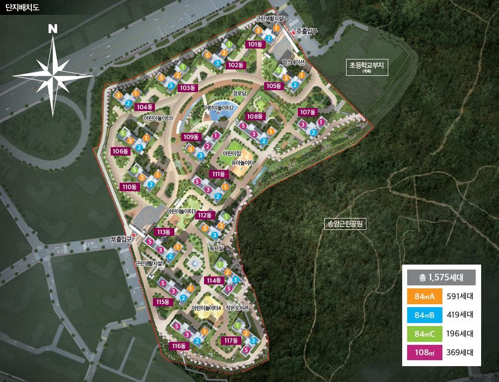 학군 지도 확대